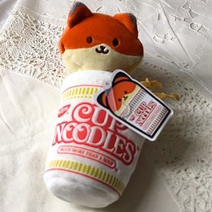 🖤NEW NISSIN CUP NOODLE FOXIROLL doll